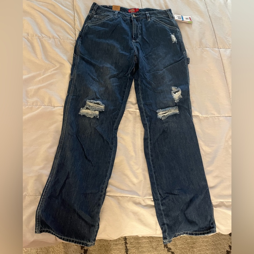 Dickies Juniors relaxed high rise Carpenter jeans 9/29 NWT